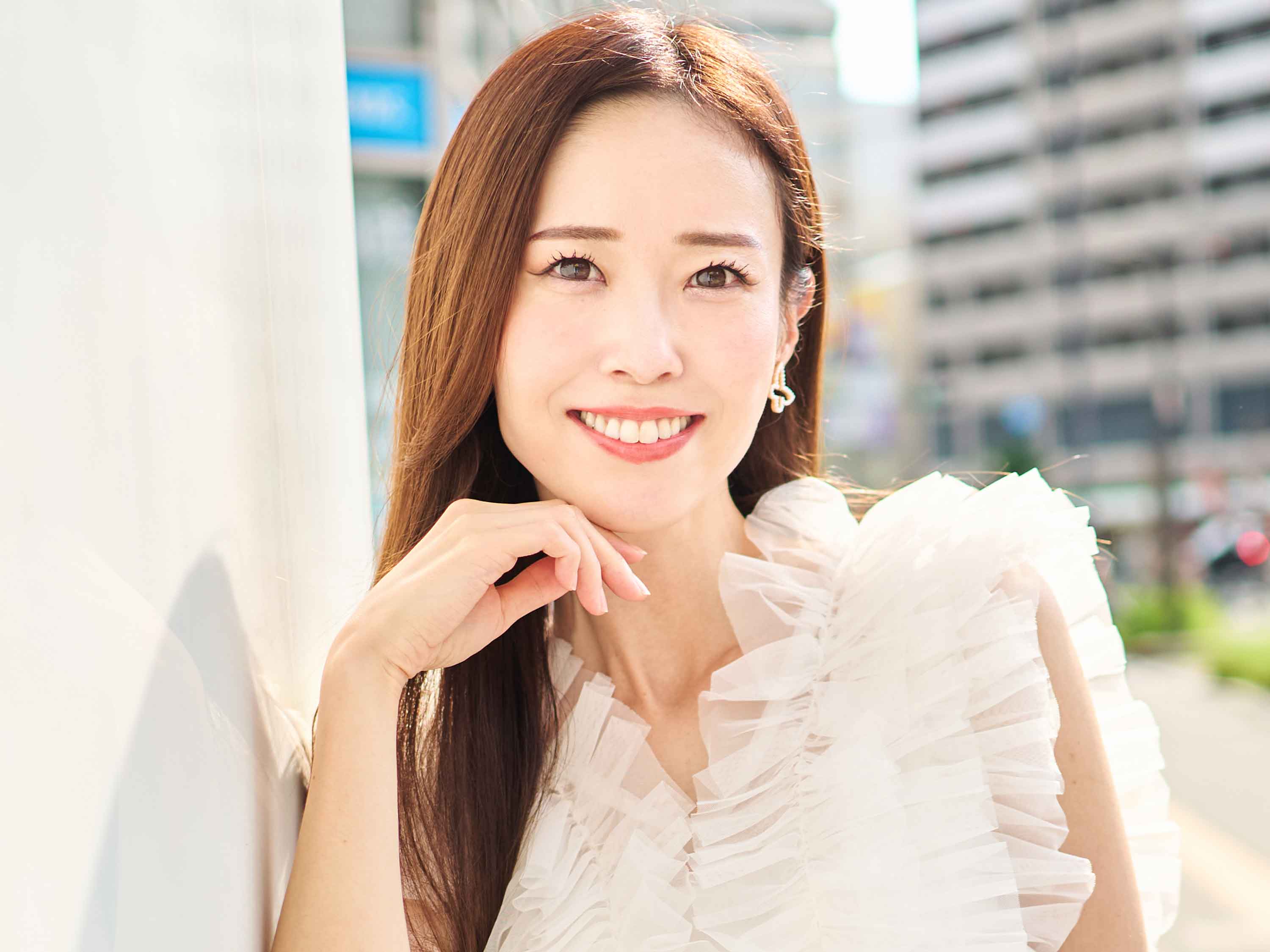 撮影会モデルHitomi 大阪難波近辺の屋外で撮影