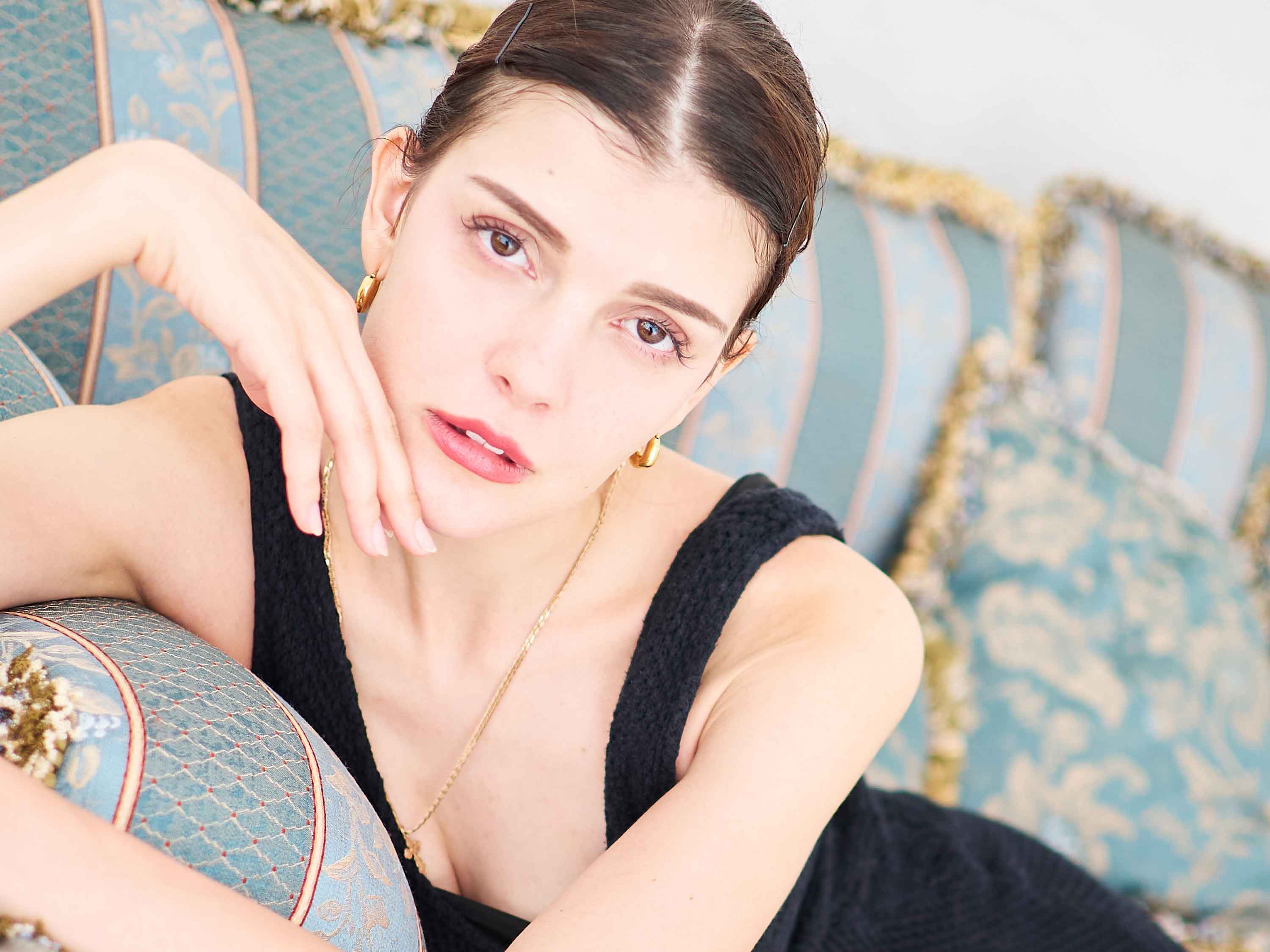 外国人撮影会モデル ナージャ 大阪のスタジオで撮影