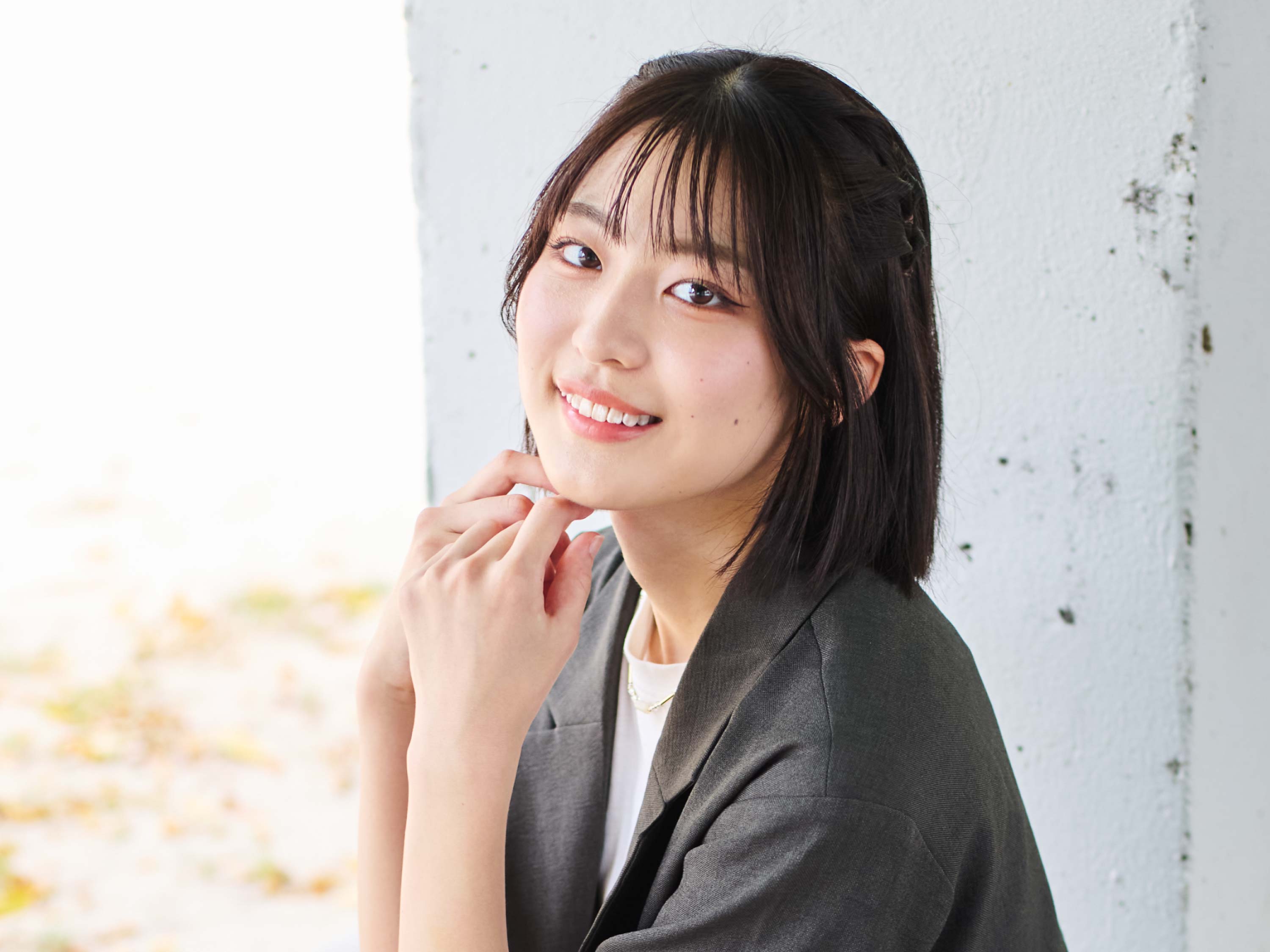 大阪撮影会モデルSei 屋外で撮影